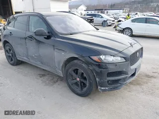 2018 Jaguar F-PACE 25t Premium with VIN SADCJ2FX4JA324255, listed as a IAAI auction lot 41320455 with 94,063 mi miles. Bid and sale history available at carsss.com. Image 1.