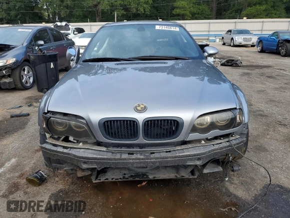 2004 BMW 3 Series M3 with VIN WBSBL93494PN57076, listed as a Copart auction lot 73140814 with Not Provided miles and Salvage Title. Bid and sale history available at DreamBid. Image 5.