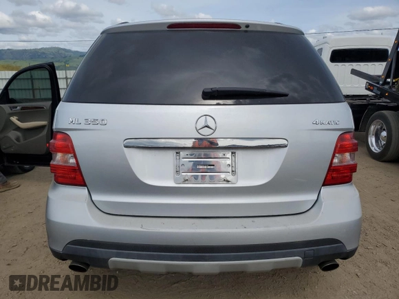 2006 Mercedes-Benz M 350 with VIN 4JGBB86EX6A130614, listed as a Copart auction lot 52069445 with 130,505 mi miles and Clean Title. Bid and sale history available at DreamBid. Image 6.