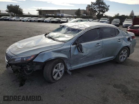 2016 Kia Optima Hybrid with VIN KNAGM4AD8G5094991, listed as a Copart auction lot 78432014 with 180,365 mi miles and Salvage Title. Bid and sale history available at carsss.com. Image 1.