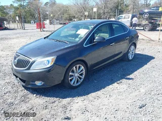 2013 Buick Verano Leather Group with VIN 1G4PS5SK4D4156007, listed as a IAAI auction lot 41846264 with 130,144 mi miles. Bid and sale history available at carsss.com. Image 2.