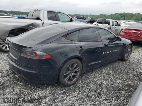2021 Tesla Model S Long Range с VIN 5YJSA1E52MF428191, выставлен на аукционе Copart как лот 57472425 с пробегом Не указан миль и Списание • Salvage title. История ставок и продаж доступна на DreamBid. Изображение 3.