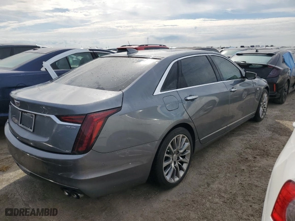 2019 Cadillac CT6 Premium Luxury AWD with VIN 1G6KD5RS7KU141595, listed as a Copart auction lot 76488744 with 0 mi miles and Non Repairable. Bid and sale history available at carsss.com. Image 3.