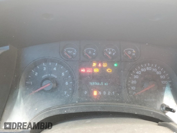 2009 Ford F-150 XL with VIN 1FTRF14WX9KB51584, listed as a Copart auction lot 65973012 with 169,766 mi miles and Salvage title. Bid and sale history available at DreamBid. Image 9.