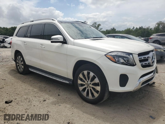 2018 Mercedes-Benz GLS 450 with VIN 4JGDF6EE1JB004454, listed as a Copart auction lot 54154265 with 63,908 mi miles and Salvage Title. Bid and sale history available at DreamBid. Image 4.