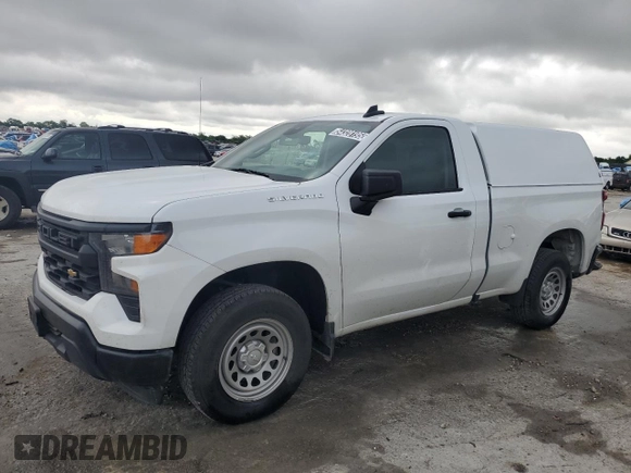 2023 Chevrolet Silverado 1500 Work Truck with VIN 3GCNAAEKXPG362846, listed as a Copart auction lot 54328195 with 140,887 mi miles and Clean Title. Bid and sale history available at carsss.com. Image 1.