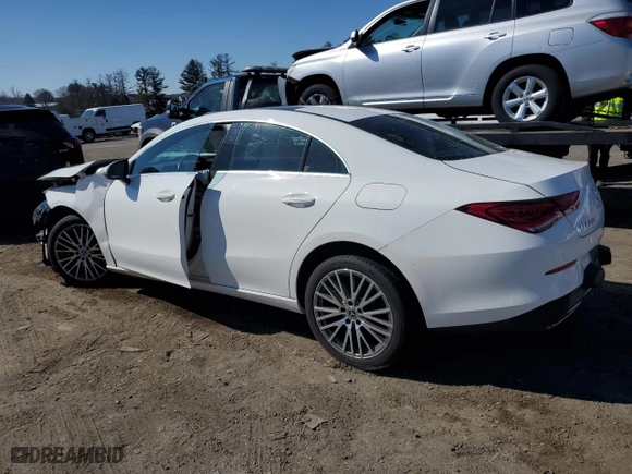 2020 Mercedes-Benz CLA with VIN WDD5J4GBXLN037037, listed as a Copart auction lot 47342465 with 48,997 mi miles and Salvage Title. Bid and sale history available at carsss.com. Image 2.