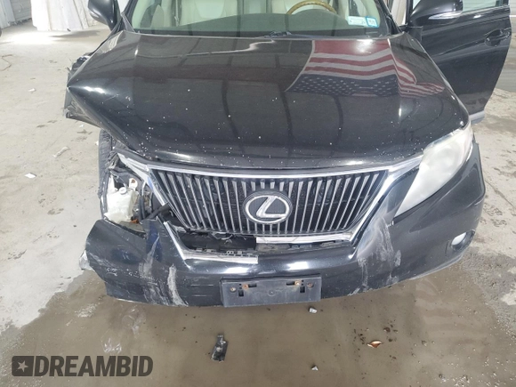 2010 Lexus RX 350 with VIN 2T2BK1BA5AC004689, listed as a Copart auction lot 54703655 with 295,523 mi miles and Salvage Title. Bid and sale history available at DreamBid. Image 12.