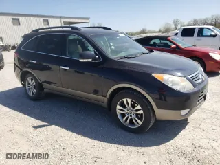 2012 Hyundai Veracruz Limited with VIN KM8NU4CC3CU197732, listed as a Copart auction lot 50038484 with 124,264 mi miles and Salvage Title. Bid and sale history available at carsss.com. Image 4.