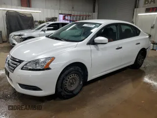 2014 Nissan Sentra S with VIN 3N1AB7APXEL669540, listed as a Copart auction lot 51990805 with 104,486 mi miles and Salvage Title. Bid and sale history available at DreamBid. Image 1.