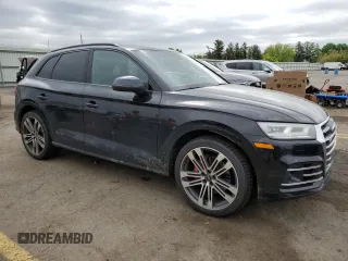 2018 Audi SQ5 Prestige with VIN WA1C4AFY5J2043298, listed as a Copart auction lot 53654434 with 135,553 mi miles and . Bid and sale history available at DreamBid. Image 4.