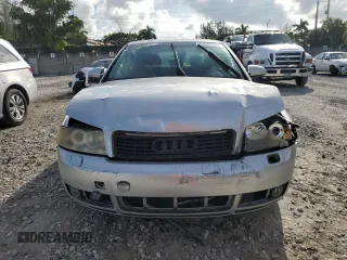 2005 Audi A4 1.8T with VIN WAUJC68E55A119272, listed as a Copart auction lot 73640764 with 126,345 mi miles and Salvage Title. Bid and sale history available at carsss.com. Image 5.