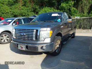 2010 Ford F-150 XL with VIN 1FTFW1CV1AKB24029, listed as a IAAI auction lot 42189799 with Not Provided miles. Bid and sale history available at carsss.com. Image 2.