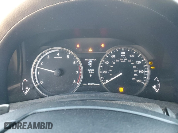 2014 Lexus GS 350 with VIN JTHCE1BL2E5020268, listed as a Copart auction lot 50106935 with 120,536 mi miles and Salvage Title. Bid and sale history available at carsss.com. Image 9.