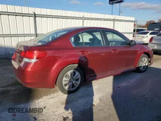 2013 Subaru Legacy 2.5i with VIN 4S3BMAA66D1013390, listed as a Copart auction lot 80126604 with 154,530 mi miles and Salvage title. Bid and sale history available at DreamBid. Image 3.