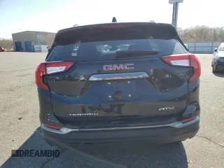 2023 GMC Terrain AT4 with VIN 3GKALYEG7PL246044, listed as a Copart auction lot 53445975 with 43,246 mi miles and Non repairable. Bid and sale history available at DreamBid. Image 6.