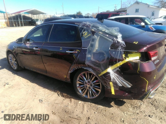 2016 Kia Optima SXL Turbo with VIN 5XXGV4L2XGG085829, listed as a IAAI auction lot 41789911 with 50,958 mi miles. Bid and sale history available at carsss.com. Image 3.
