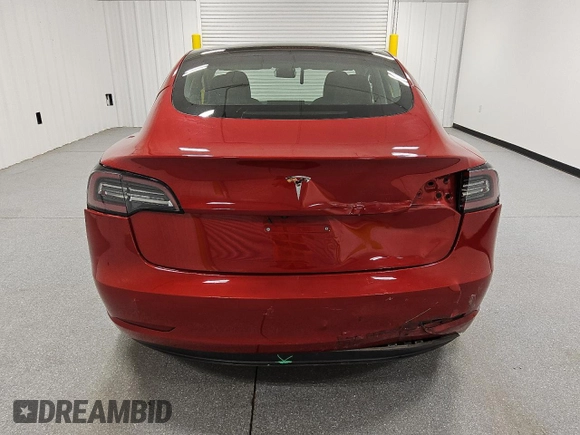 2023 Tesla Model 3 with VIN 5YJ3E1EA3PF452543, listed as a Copart auction lot 55481425 with 97,399 mi miles and Clean Title. Bid and sale history available at DreamBid. Image 6.