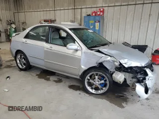 2006 Kia Spectra EX with VIN KNAFE121565357402, listed as a Copart auction lot 72889614 with 200,657 mi miles and Salvage Title. Bid and sale history available at carsss.com. Image 4.