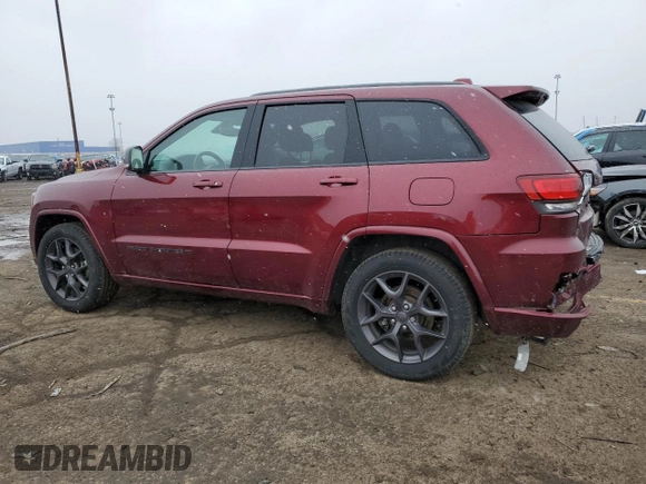 2021 Jeep Grand Cherokee Limited X with VIN 1C4RJFBG5MC801352, listed as a Copart auction lot 48325285 with 34,435 mi miles and Clean title. Bid and sale history available at DreamBid. Image 2.