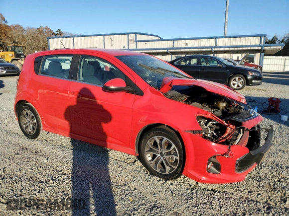 2018 Chevrolet Sonic LT z VIN 1G1JD6SB5J4118848, wystawiony jako Copart lot #83615174 z przebiegiem 17 483 mil mil oraz Szkoda całkowita • Salvage title. Historia ofert i sprzedaży dostępna na DreamBid. Obrazek 4.