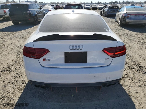 2016 Audi S5 Premium Plus with VIN WAUC4AFR6GA003953, listed as a Copart auction lot 42589625 with 96,748 mi miles and Salvage Title. Bid and sale history available at carsss.com. Image 6.