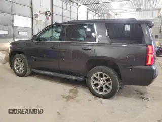 2018 Chevrolet Tahoe LS z VIN 1GNSKAKC0JR258071, wystawiony jako Copart lot #49054535 z przebiegiem 136 406 mil mil oraz Szkoda całkowita • Salvage title. Historia ofert i sprzedaży dostępna na DreamBid. Obrazek 2.
