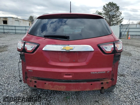 2013 Chevrolet Traverse LT with VIN 1GNKVGKD8DJ219833, listed as a Copart auction lot 53933915 with 137,094 mi miles and Salvage Title. Bid and sale history available at DreamBid. Image 6.