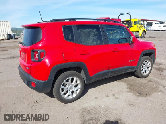 2018 Jeep Renegade Latitude with VIN ZACCJBBB3JPH98347, listed as a IAAI auction lot 40483552 with 56,993 mi miles and . Bid and sale history available at DreamBid. Image 4.