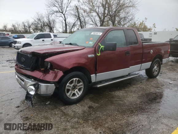 2006 Ford F-150 STX with VIN 1FTRX12W86NA90245, listed as a Copart auction lot 78834674 with 231,863 mi miles and Salvage Title. Bid and sale history available at carsss.com. Image 1.