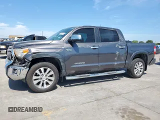 2017 Toyota Tundra Limited with VIN 5TFFW5F17HX220874, listed as a Copart auction lot 65758375 with 158,649 mi miles and Salvage title. Bid and sale history available at DreamBid. Image 1.