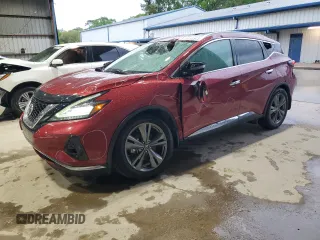 2019 Nissan Murano SL with VIN 5N1AZ2MS9KN130362, listed as a Copart auction lot 51169965 with 70,562 mi miles and Salvage Title. Bid and sale history available at carsss.com. Image 1.