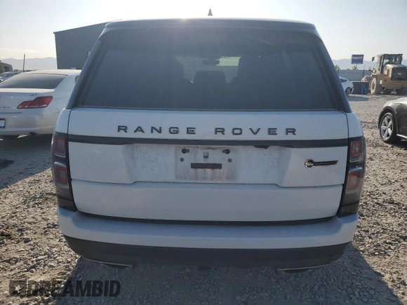 2020 Land Rover Range Rover SV Autobiography Dynamic with VIN SALGW2RE5LA575063, listed as a Copart auction lot 60424275 with 81,501 mi miles and Salvage title. Bid and sale history available at DreamBid. Image 6.