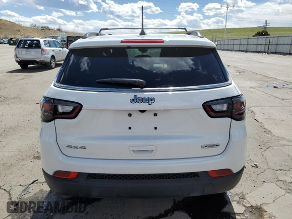 2023 Jeep Compass Latitude Lux с VIN 3C4NJDFN3PT517934, выставлен на аукционе Copart как лот 54015345 с пробегом 13 279 миль миль и Списание • Salvage title. История ставок и продаж доступна на DreamBid. Изображение 6.