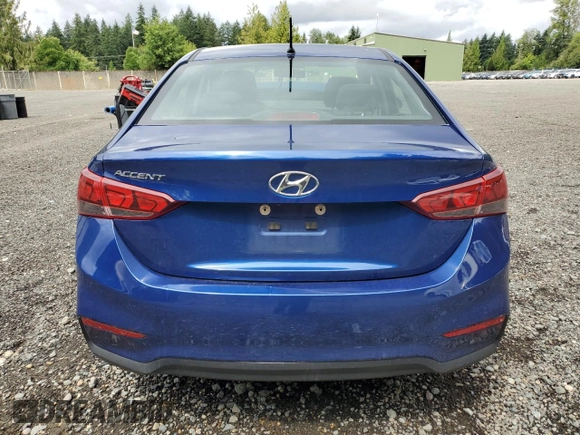 2021 Hyundai Accent SE with VIN 3KPC24A6XME149272, listed as a Copart auction lot 62878945 with 81,995 mi miles and Salvage title. Bid and sale history available at DreamBid. Image 6.