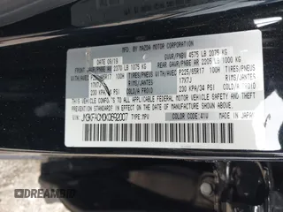 2019 Mazda CX-5 Touring with VIN JM3KFACM0K0692007, listed as a IAAI auction lot 41645657 with 1 mi miles. Bid and sale history available at carsss.com. Image 9.
