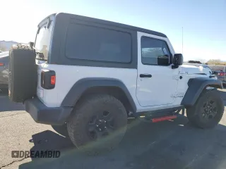 2020 Jeep Wrangler Sport S с VIN 1C4GJXAG4LW140067, выставлен на аукционе Copart как лот 89398295 с пробегом 34 651 миль миль и Списание • Salvage title. История ставок и продаж доступна на DreamBid. Изображение 3.