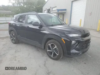 2022 Chevrolet TrailBlazer RS with VIN KL79MTSL0NB077707, listed as a Copart auction lot 56185944 with 259,453 mi miles and Salvage Title. Bid and sale history available at DreamBid. Image 4.