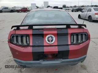 2010 Ford Mustang V6 with VIN 1ZVBP8AN2A5111910, listed as a Copart auction lot 42940665 with Not Provided miles and Salvage Title. Bid and sale history available at DreamBid. Image 6.