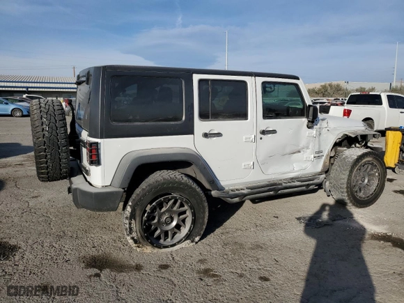 2012 Jeep Wrangler Unlimited Sport with VIN 1C4HJWDGXCL268227, listed as a Copart auction lot 86121234 with 137,585 mi miles and Salvage Title. Bid and sale history available at carsss.com. Image 3.