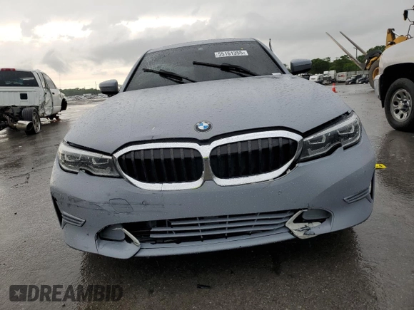 2021 BMW 3 Series 330i xDrive with VIN 3MW5R7J01M8B49397, listed as a Copart auction lot 55161355 with Not provided miles and Salvage title. Bid and sale history available at DreamBid. Image 5.