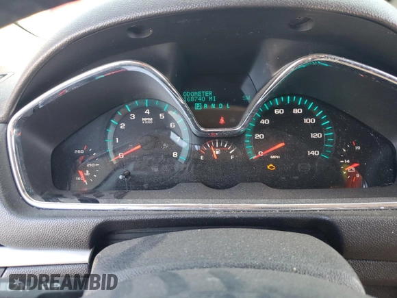 2014 Chevrolet Traverse LTZ with VIN 1GNKRJKD4EJ211232, listed as a Copart auction lot 81365944 with 168,740 mi miles and Salvage Title. Bid and sale history available at DreamBid. Image 9.