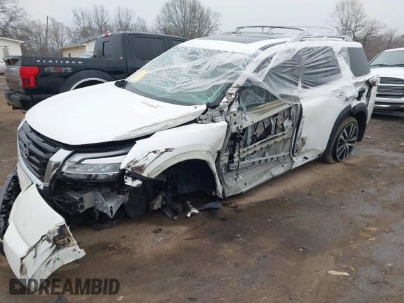 2023 Nissan Pathfinder Platinum с VIN 5N1DR3DJ6PC207668, выставлен на аукционе IAAI как лот 41532859 с пробегом 34 925 миль миль и . История ставок и продаж доступна на DreamBid. Изображение 23.