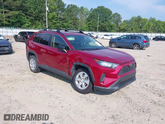 2019 Toyota RAV4 LE with VIN JTMF1RFV9KD029118, listed as a IAAI auction lot 42590704 with 48,976 mi miles and . Bid and sale history available at DreamBid. Image 1.