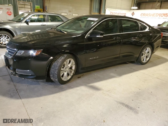 2015 Chevrolet Impala LT with VIN 2G1115SL0F9246107, listed as a Copart auction lot 49474465 with 224,054 mi miles and Clean Title. Bid and sale history available at carsss.com. Image 1.