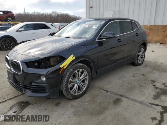 2019 BMW X2 xDrive28i with VIN WBXYJ5C56K5N77676, listed as a Copart auction lot 49628275 with 38,047 mi miles and Salvage Title. Bid and sale history available at carsss.com. Image 1.