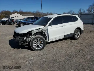 2018 Volkswagen Tiguan S with VIN 3VV0B7AX6JM055941, listed as a Copart auction lot 47583005 with 99,744 mi miles and Salvage Title. Bid and sale history available at carsss.com. Image 1.