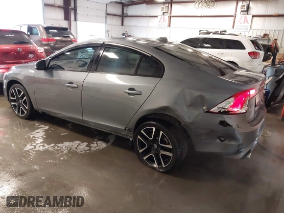 2017 Volvo S60 Dynamic with VIN YV140MTL0H2437537, listed as a IAAI auction lot 40801631 with 55,153 mi miles. Bid and sale history available at carsss.com. Image 3.