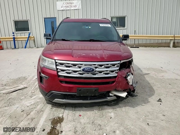 2018 Ford Explorer XLT with VIN 1FM5K7D85JGB42275, listed as a Copart auction lot 51679765 with 76,177 mi miles and Salvage Title. Bid and sale history available at carsss.com. Image 11.