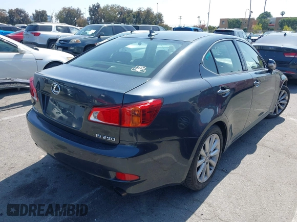 2009 Lexus IS 250 with VIN JTHBK262592083464, listed as a IAAI auction lot 42405805 with 83,968 mi miles and . Bid and sale history available at DreamBid. Image 4.